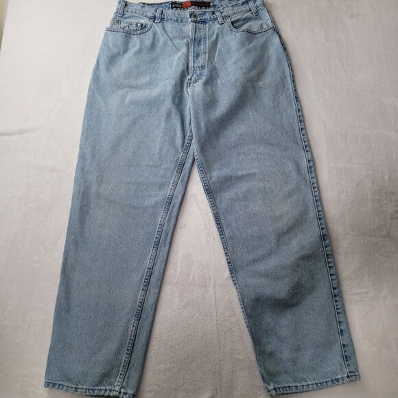 Levi's Other - VTG 90's Levi's Silver Tab Men's Loose Fit Light Blue Denim Jeans Size 38x32 USA